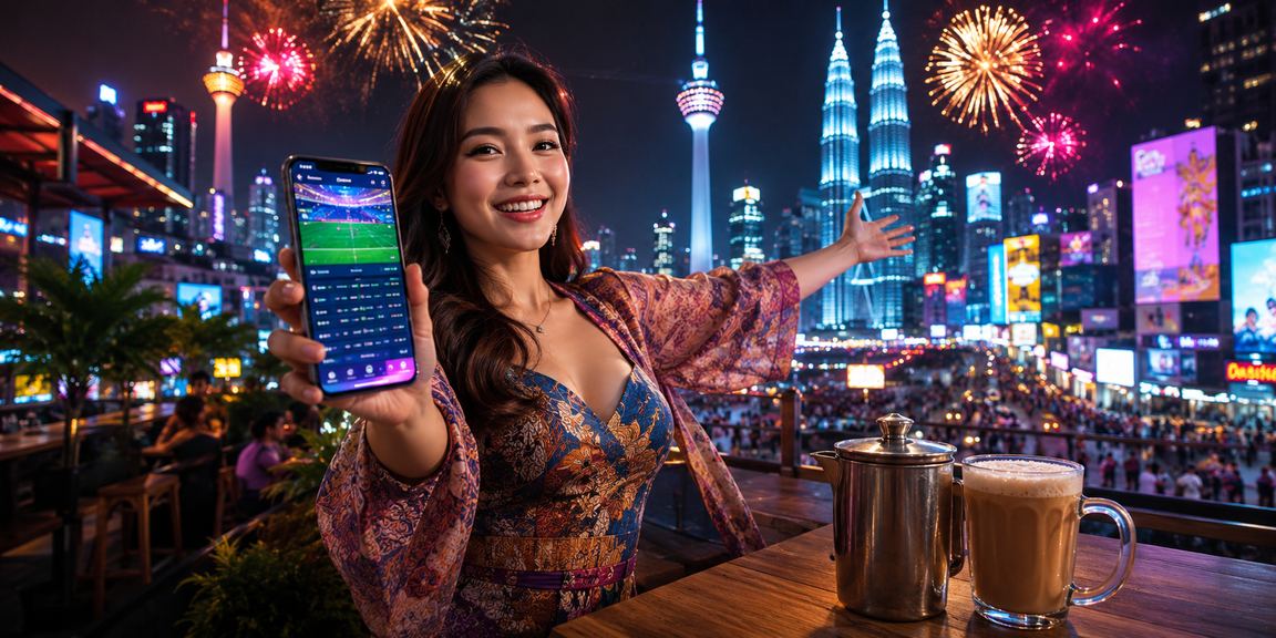 Pemain e-sukan menggunakan peranti mudah alih di Kuala Lumpur